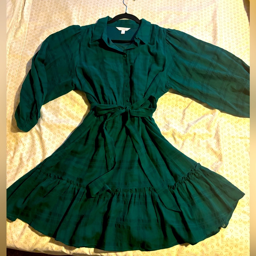 Lauren Conrad emerald green dress